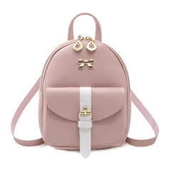 Mini Women Backpack Small Shoulder Bags Bow Children Backpack