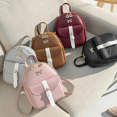 Mini Women Backpack Small Shoulder Bags Bow Children Backpack