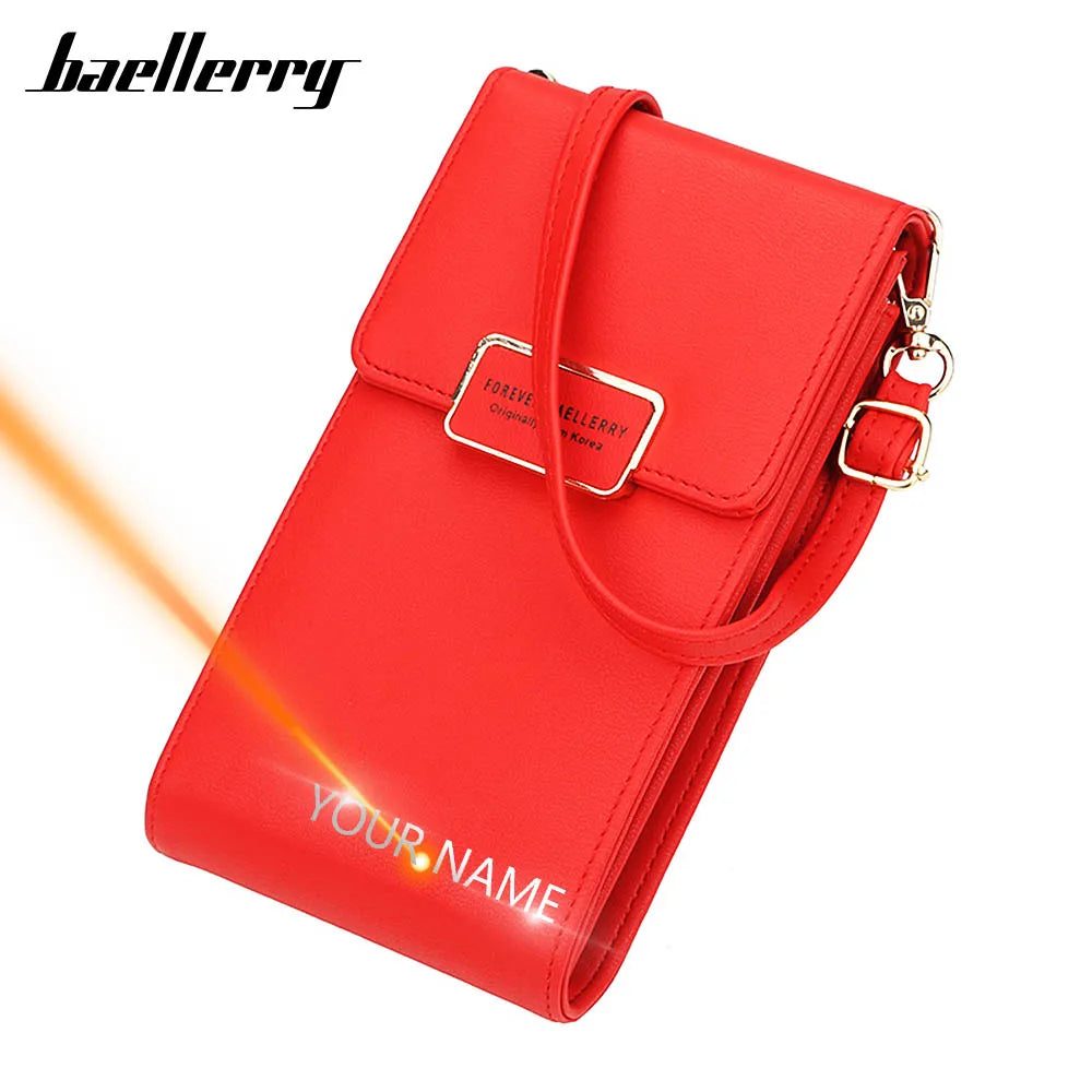 Personalized Mini Women Messenger Bag with Phone Pocket