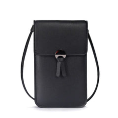 Mini Women PU Chain Messenger Bag Retro Mobile Phone Bag Shoulder Handbag