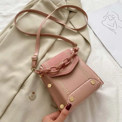 Mini Women PU Leather Shoulder Bag Flap Messenger Wallet Chain Small