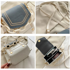 Mini Women PU Leather Shoulder Bag Flap Messenger Wallet Chain Small