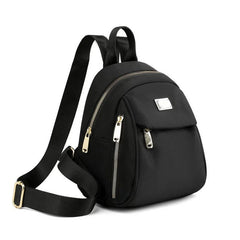 Mini Women's Backpack Nylon Small Ladies Phone Pouch Waterproof for Student
