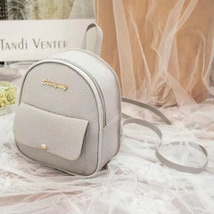 Mini PU Leather Women's Backpack School Backpacks