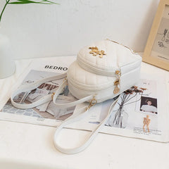 Mini Women's PU Leather Backpack Casual Small Bag Handbag Phone Purse