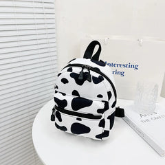 Animal Printing Mini Women's Nylon Backpack for Teen Girls