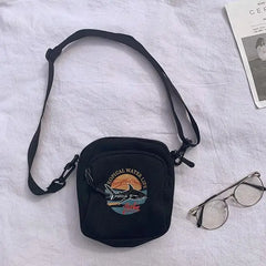 Mini Canvas Crossbody Bag for Women Ladies Purse Phone Sac A Main Femme Bolsas