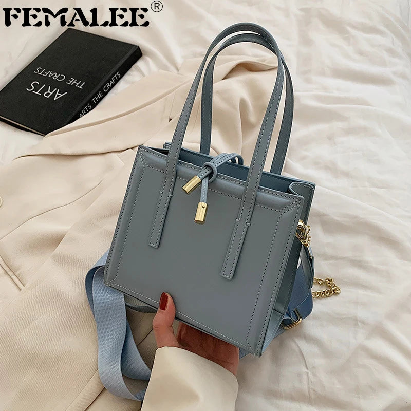 Minimalist Flap Tote Bags Vintage Women Shoulder Purses