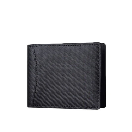 Men's Minimalist Cow Fiber Carbon Wallet with Magnetic Leather Note 8 Case