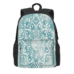 Mint Light Mandalas July Backpacks Men's Bags For Women