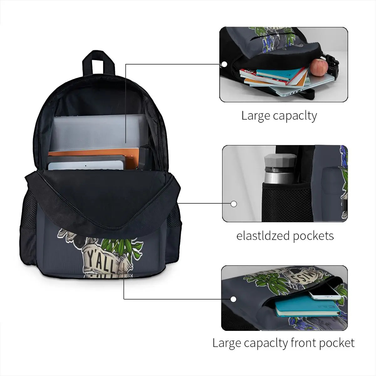 Y'All Backpacks Men's and Women's Bags for Kids