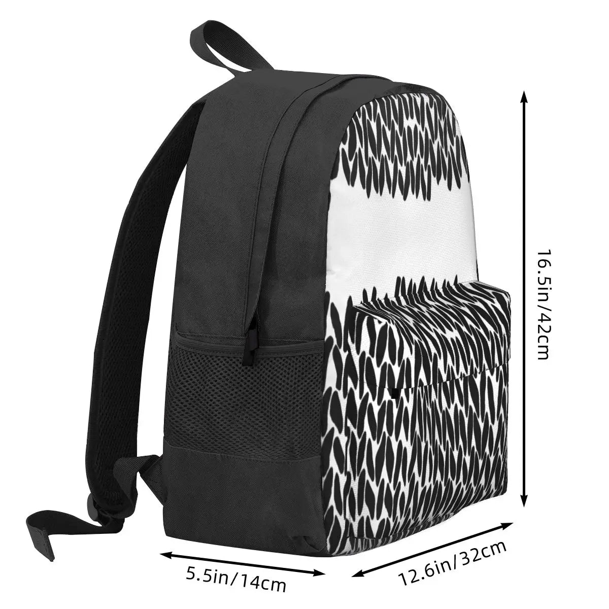 Vintage Knit Backpack for Men and Women