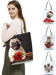 Miyahouse Animal Print Handbags Floral Large Capacity Women Beach Shoulder Bag