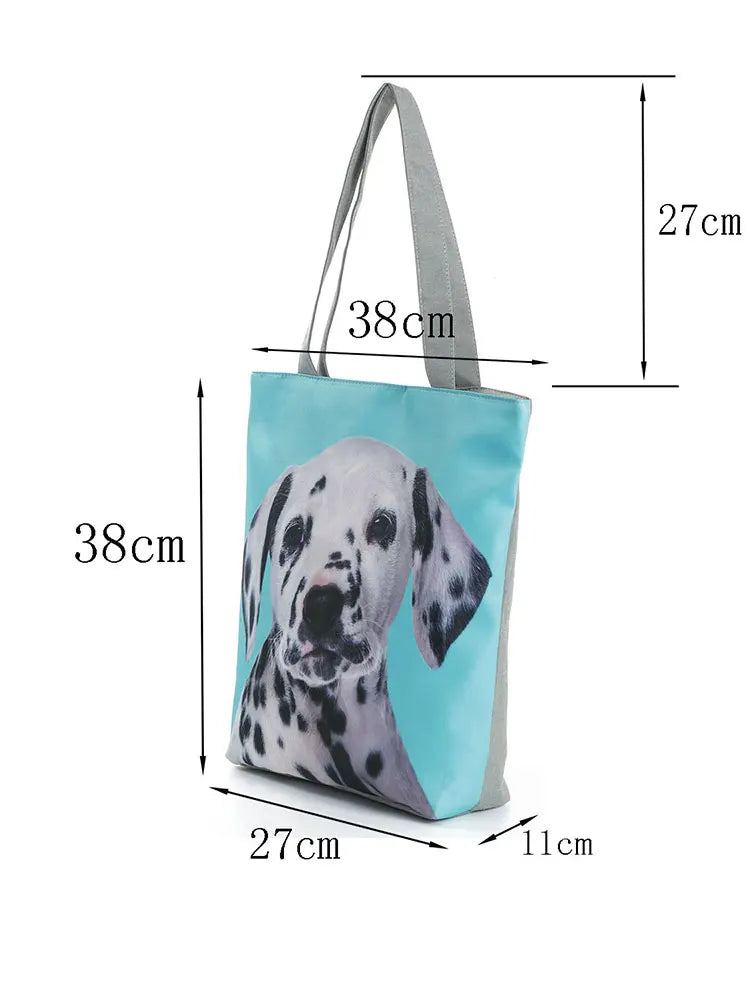 Miyahouse Dog Printed Shoulder Bag Female Handbags