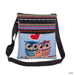 Miyahouse Owl Shoulder Bag Cartoon Printed Messenger