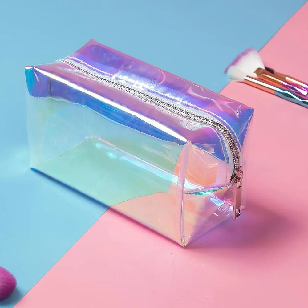 Miyahouse PVC Transparent Makeup Case Beauty Organizer Pouch