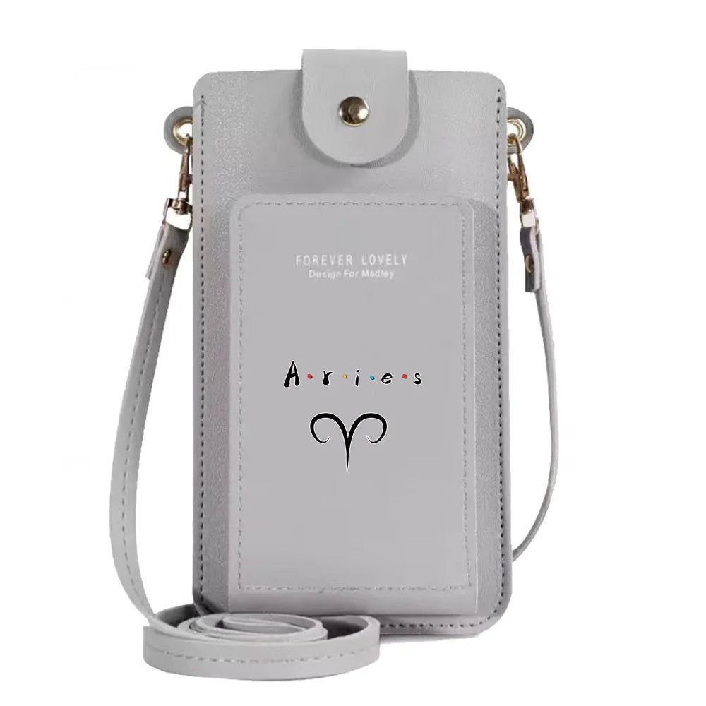 Shoulder Bags Women's Handbag Constellation Print Cell Phone Pack