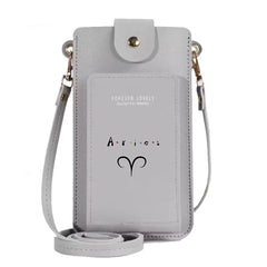 Shoulder Bags Women's Handbag Constellation Print Cell Phone Pack