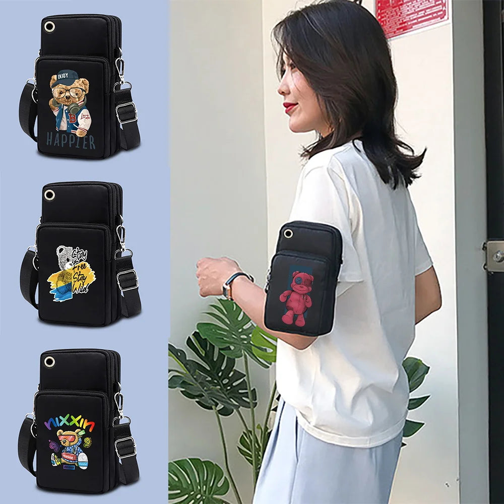 Universal Phone Pouch Arm Purse Shoulder Bag Women