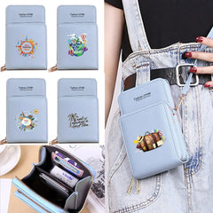 Women's Crossbody Bag Waterproof Touch Screen Cell Phone Pack Travel Purse