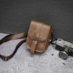Men's Waist Bag PU Leather Multi-function Chest Bag
