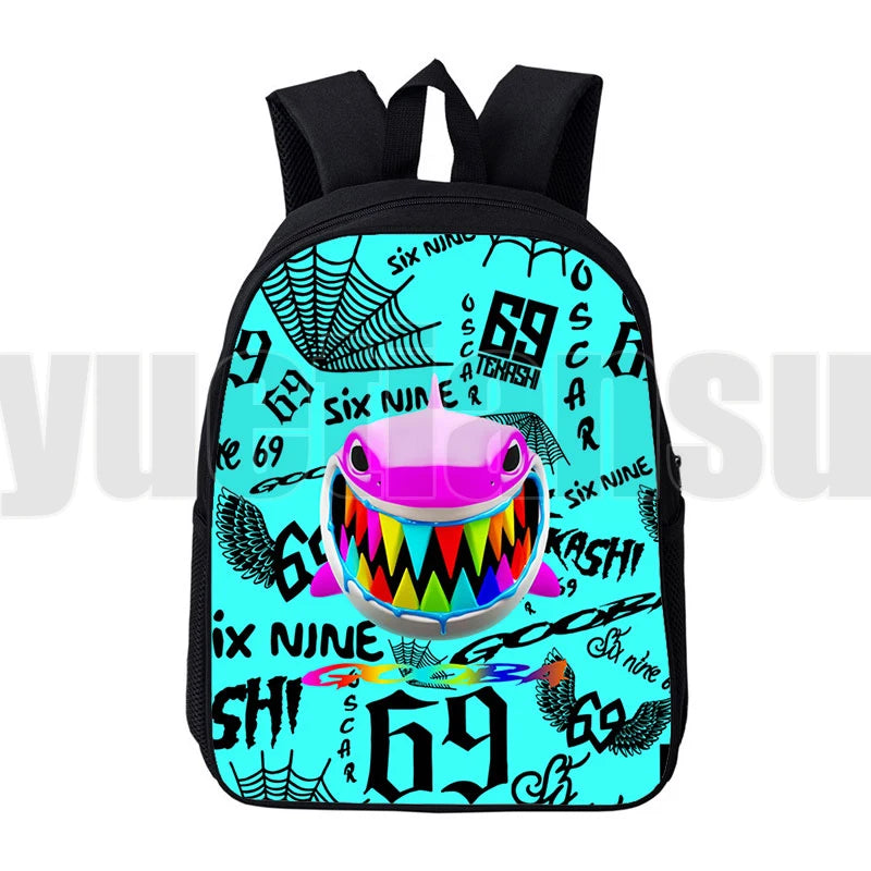 6ix9ine 3D Backpack Kids Bookbag School Bags Boys Girls Travel Bags