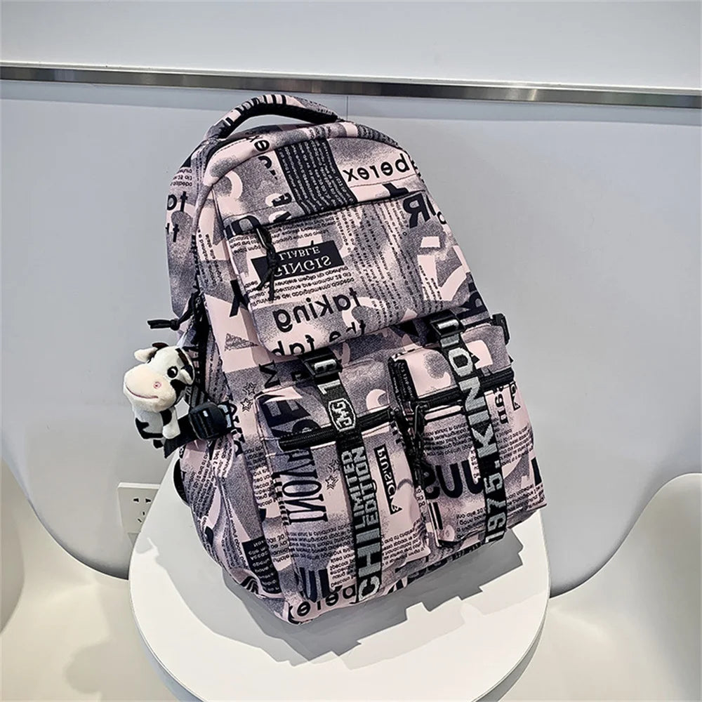 Anime School Backpack for College Students
