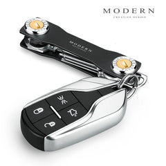 Leather Smart Key Organizer Holder Key Chain Key Wallet Travel Gift