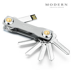 Leather Smart Key Organizer Holder Key Chain Key Wallet Travel Gift
