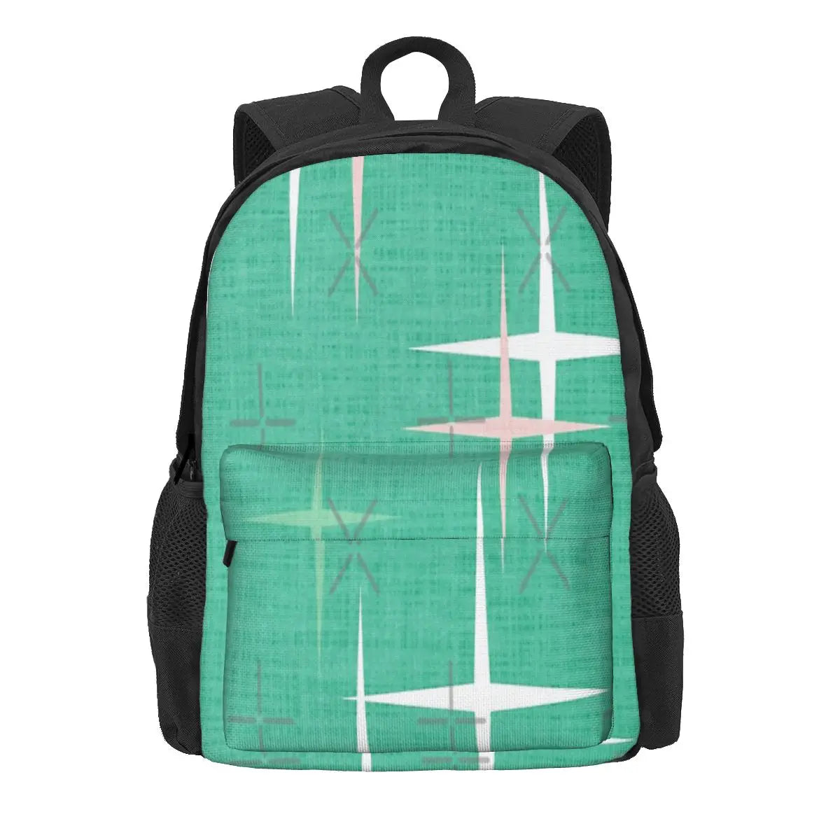 Modern Stars On Teal Backpacks Men's Backpacks Bags For Women