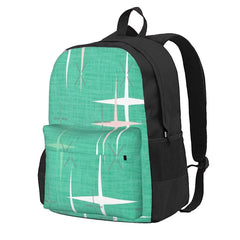 Modern Stars On Teal Backpacks Men's Backpacks Bags For Women