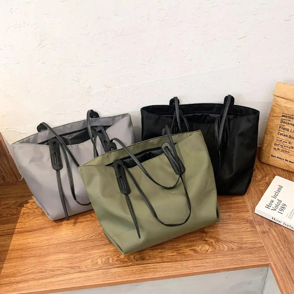 Modern Washable Women Shoulder Bag Portable Lady Tote Pouch