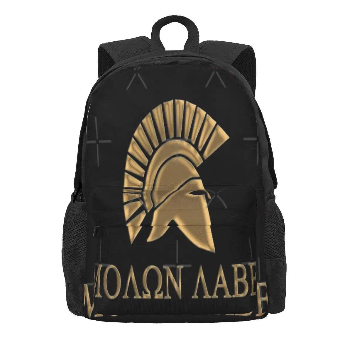 Molon Labe-Spartan Warrior 1 Backpacks Men's Backpacks Bags For Women
