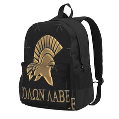 Molon Labe-Spartan Warrior 1 Backpacks Men's Backpacks Bags For Women