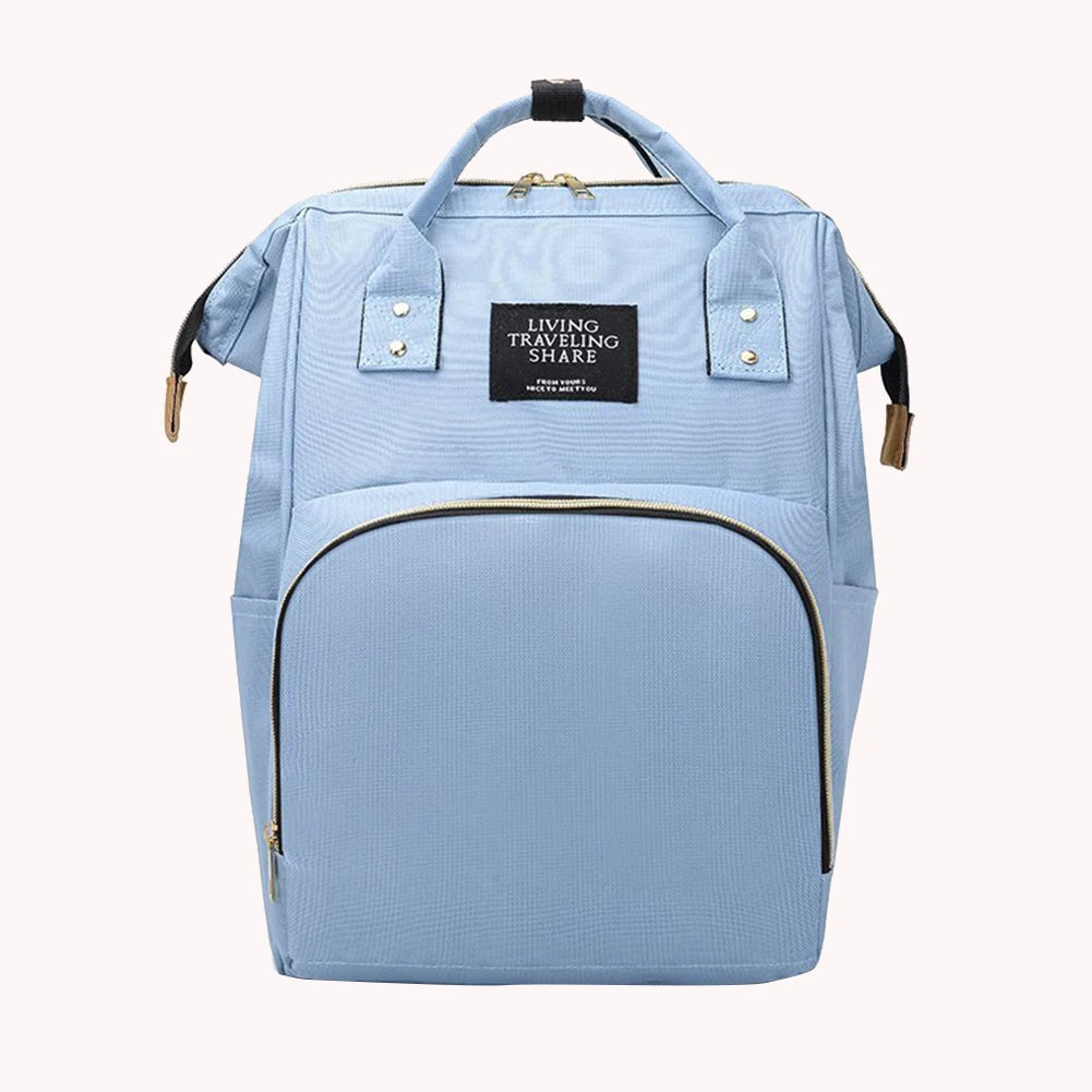 Large Capacity Waterproof Canvas Backpack for Student School Travel