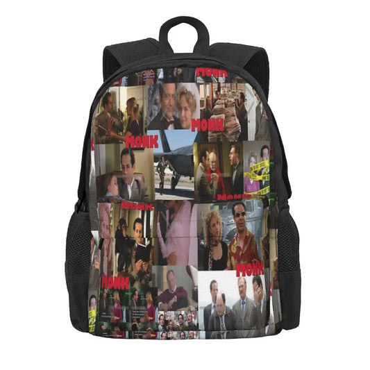 Monk Collage Backpacks Men's & Women's Bags
