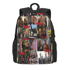 Monk Collage Backpacks Men's & Women's Bags