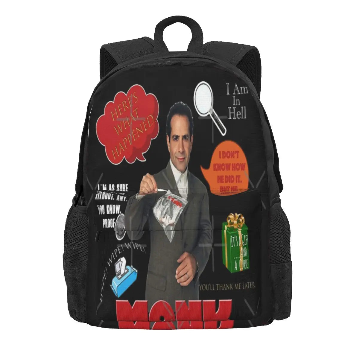 Monk Quotes 2 Backpacks Men's & Women's Style