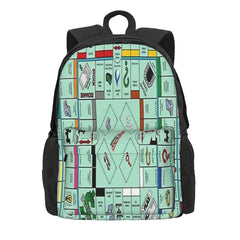 Monopoly Board Game Backpacks for Men & Women