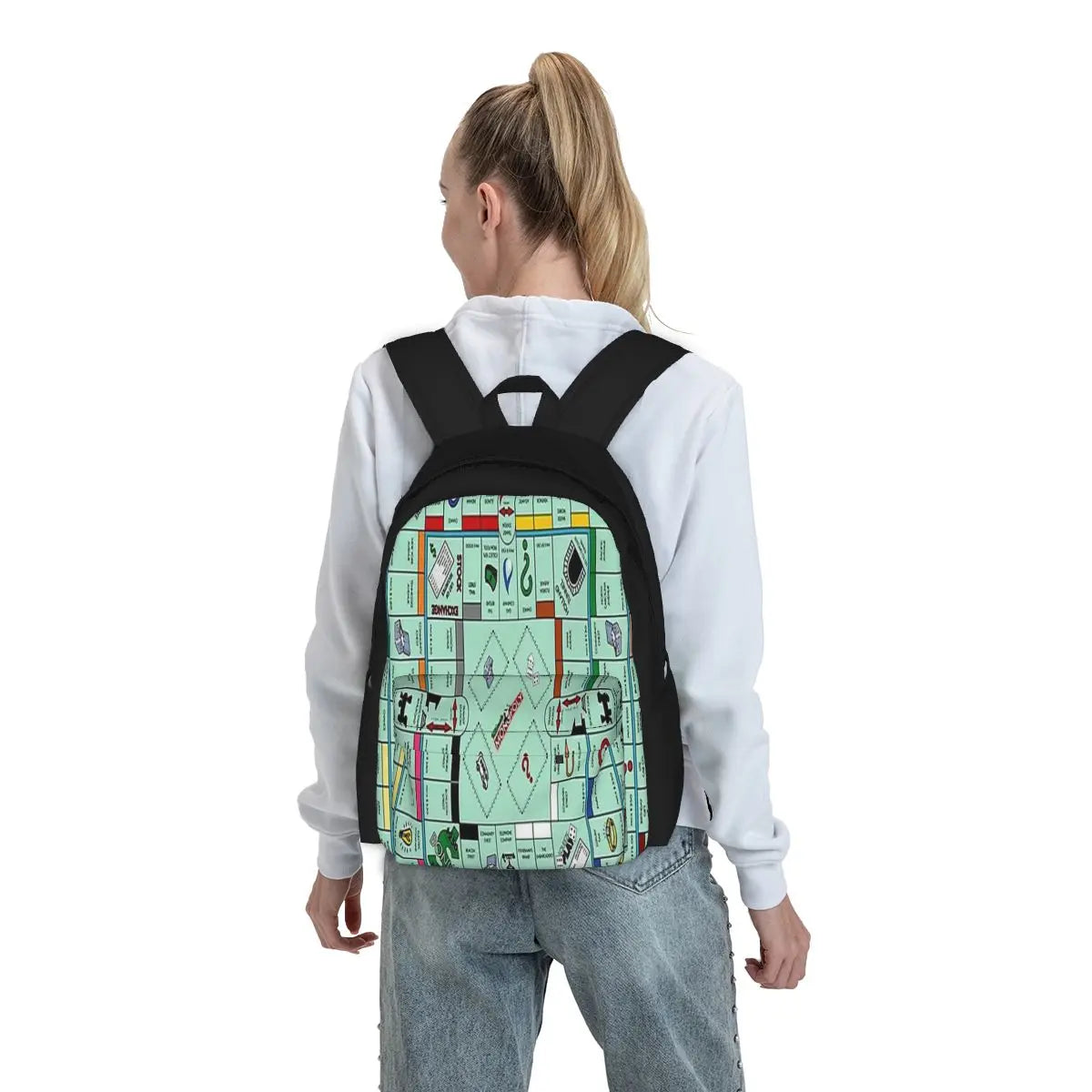 Monopoly Board Game Backpacks for Men & Women