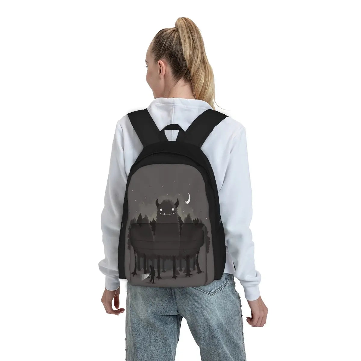 Monster Backpacks Men's Backpacks Eco Friendly Bags For Women
