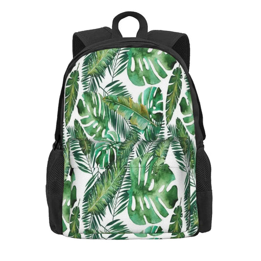Monstera Banana Palm Leaf 1 Backpacks Men Women's Backpack