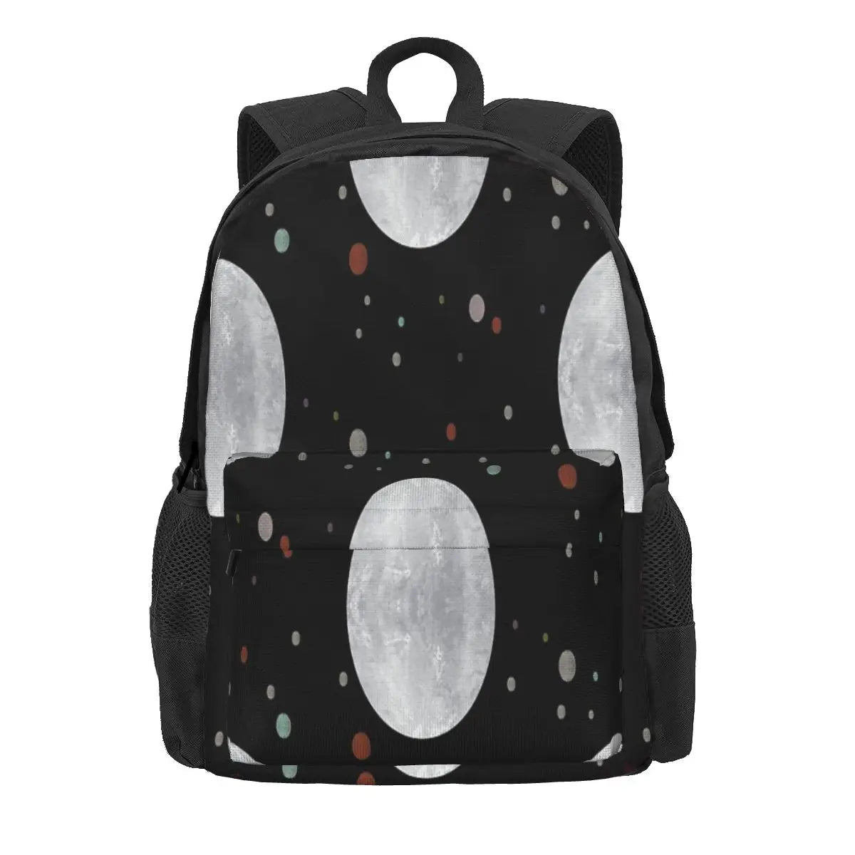 Moon 3 Backpacks Men's & Women's Zipper Close Bags
