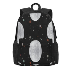 Moon 3 Backpacks Men's & Women's Zipper Close Bags