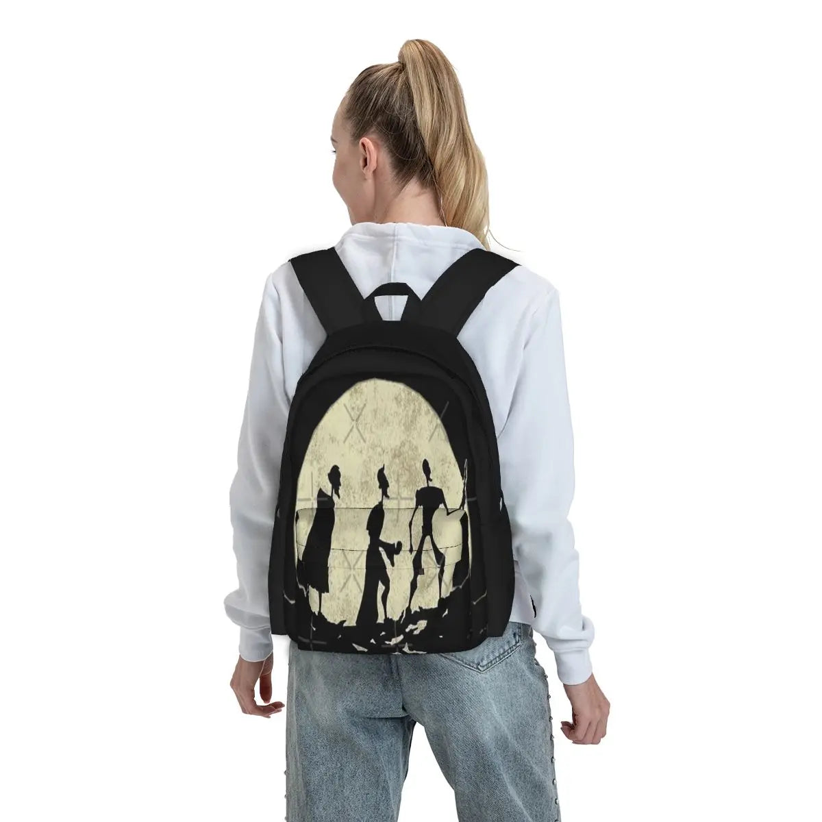 Moon Steps Backpacks - Unisex Bag for Men, Women, and Children