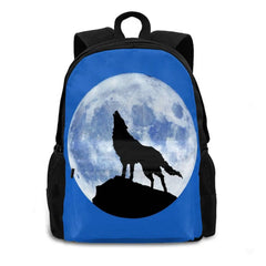 Moon Wolf Q Large Capacity Backpack Laptop Travel Bags