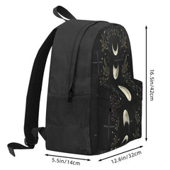 Moonlit Garden-Olive Green Backpacks Zipper Eco F