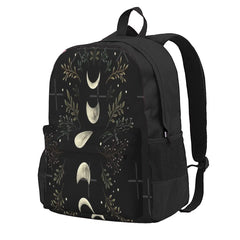Moonlit Garden-Olive Green Backpacks Zipper Eco F