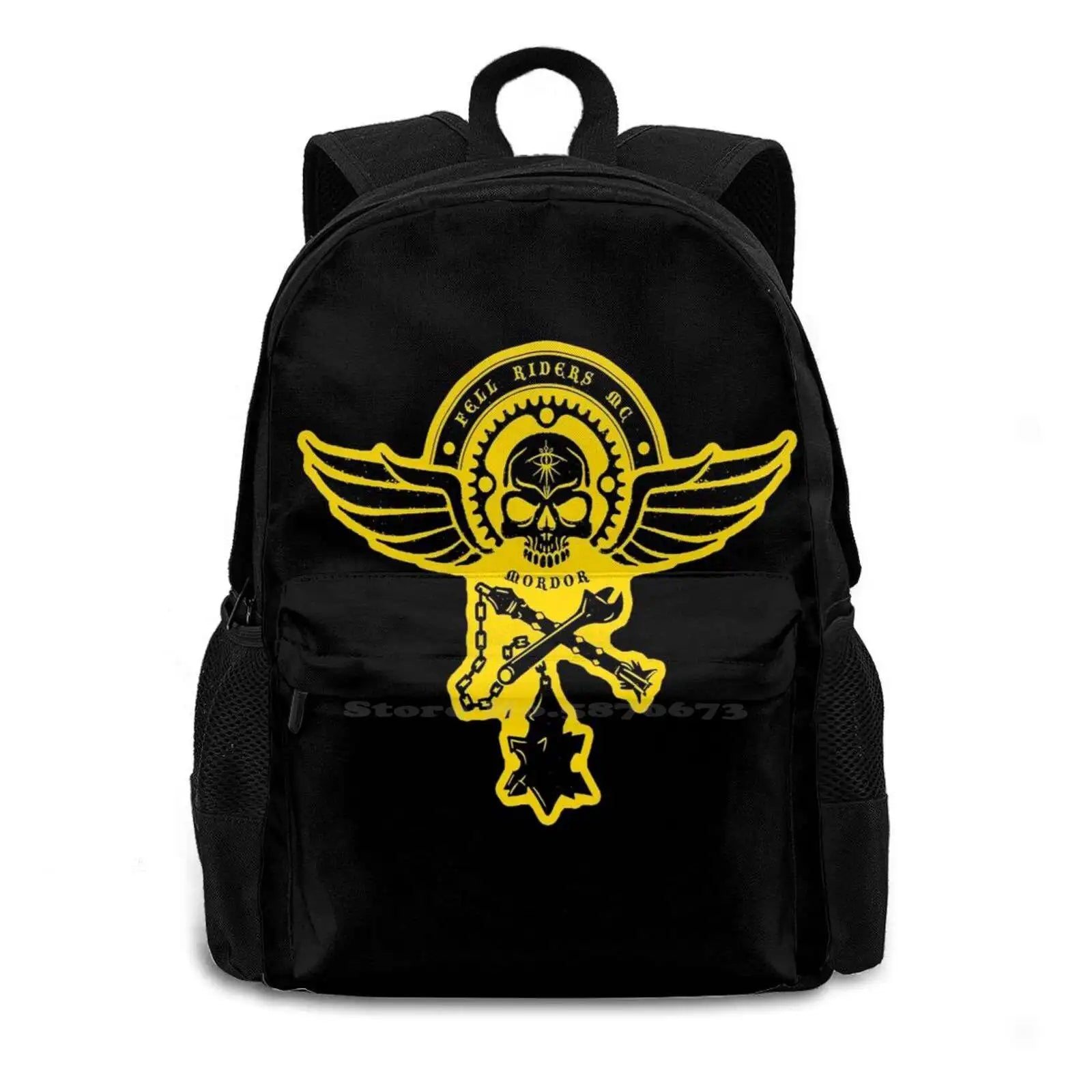 Mordor Bikers Backpack For Student School Laptop Travel Bag