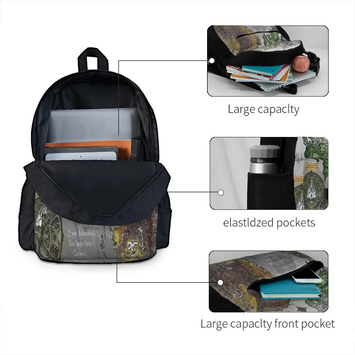 Morrowind Elder Scrolls Backpacks Men's Backpacks Bags